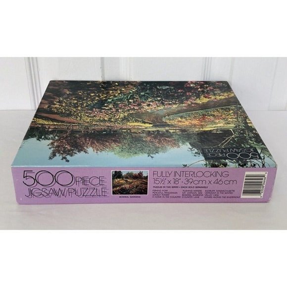 500-PIECE JIGSAW PUZZLE RARE BOWRAL GARDENS SCENE BEAUTIFUL TULIPS ~ NEW, SEALED - Picture 5 of 7
